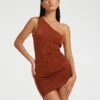 Aderai Mini Dress In Coffee Bean