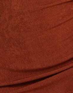 Aderai Mini Dress In Coffee Bean -Outlet Modi Vora Store ADERAI DRESS COFFEE BEAN SLINKY CREPE11493S4