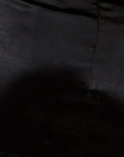 Alma Mini Skirt In Satin Black -Outlet Modi Vora Store ALMA SKIRT HEAVEY SATIN BLACK 138350D