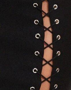 Apisa Bandeau Mini Dress In Black 9 Apisa Bandeau Mini Dress In Black -Outlet Modi Vora Store APISA DRESS BLACK 135354D