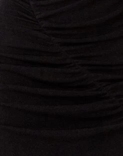 Arista Midi Dress In Black -Outlet Modi Vora Store ARISTA DRESS BLACK15314D