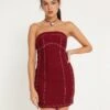 Baladis Mini Dress In Tailoring Redwood
