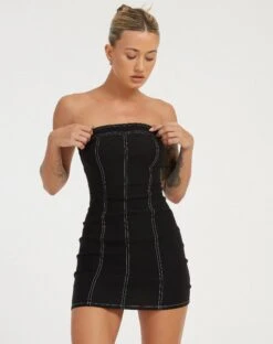 Livadia Mini Dress In Black