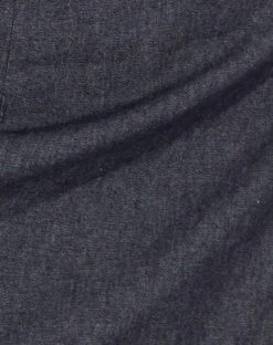 Braya Wrap Mini Skirt In Dark Indigo -Outlet Modi Vora Store BRAYA SKIRT NAVY DENIM FIERO 3D07