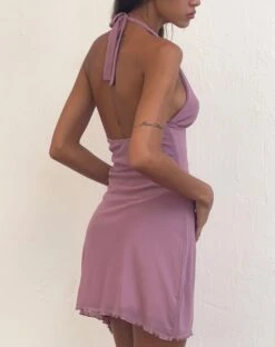 Codami Mini Mesh Dress In Mauve 9 Codami Mini Mesh Dress In Mauve -Outlet Modi Vora Store CODAMI MINI DRESS MESH MAUVE 2 150db206 5dfd 437e a97e b538dce5338d