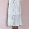 Iyana Midi Skirt In Off White