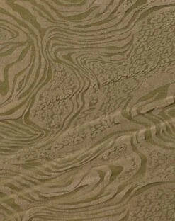 Deloti Bodycon Dress In Mixed Animal Flock Olive -Outlet Modi Vora Store DELOTI DRESS OLIVE FLOCKED MESH68873D