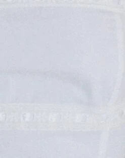 Faelyn Bandeau Mini Dress In Poplin White -Outlet Modi Vora Store FAELYN BANDEAU MINI DRESS POPLIN WHITE 5 D