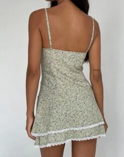 Flossie Mini Dress In Parma Violet -Outlet Modi Vora Store FLOSSIE DRESS PARMA VIOLET0725