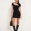 Gwenifer Bodycon Dress In Black