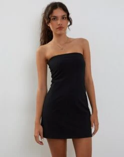 Jeriah Bandeau Mini Dress In Black -Outlet Modi Vora Store JERIAH BANDEAU MINI DRESS BLACK JERIAH BANDEAU MINI DRESS BLACKJERIAH BANDEAU MINI DRESS BLACK37