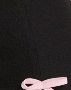 Wei Mini Skirt In Black -Outlet Modi Vora Store KENAYA TOP WEHAN SKIRT BLACK 122592DD