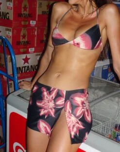 Sibita Swim Skirt In Lily Bloom