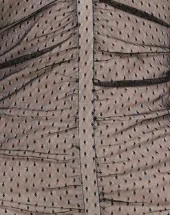 Lingkan Mini Dress In Black Mesh 13 Lingkan Mini Dress In Black Mesh -Outlet Modi Vora Store LINGKAN DRESS BLACK DOBBY MESH 149561D