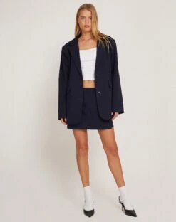 Lolana Mini Wrap Skort In Tailoring Navy -Outlet Modi Vora Store MAIWA BLAZER LOLANA SKIRT NAVY 173091 b865fa23 6830 45af 84c0 c6453be797ef