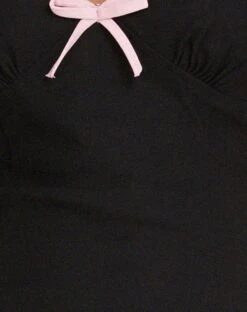 Meivy Mini Dress In Black 11 Meivy Mini Dress In Black -Outlet Modi Vora Store MEIVY DRESS STRETCH TAILORING BLACK 122526D