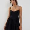 Nanisa Mini Dress In Black