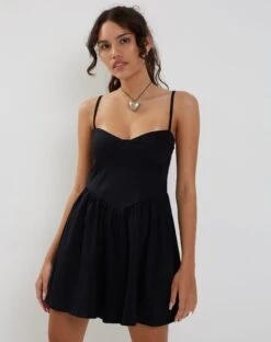 Nanisa Mini Dress In Black