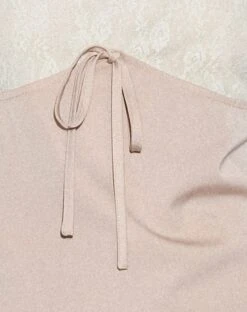 Nauli Satin Mini Dress In Buttercream -Outlet Modi Vora Store NAULI MINI DRESS BUTTERCREAM S