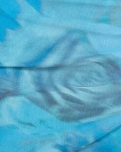 Niles Mini Skirt In Digi Petal Blue -Outlet Modi Vora Store NILES SKIRT DIGIT PETAL BLUE112D930