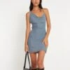 Parita Mini Dress In Goblin Blue