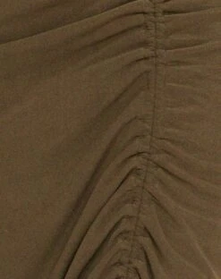 Tya Midi Skirt In Mesh Dark Olive 9 Tya Midi Skirt In Mesh Dark Olive -Outlet Modi Vora Store RALINE TOP TYA SKIRT DARK OLIVE 18184017D