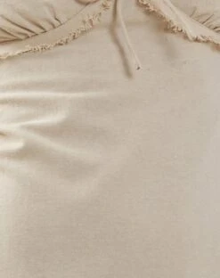 Antari Midi Dress In Ecru Linen -Outlet Modi Vora Store RESHOOT ANTARI DRESS ECRU 2109D98