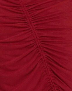 Dulcia Midi Dress In Burgundy -Outlet Modi Vora Store RESHOOT DULCIA DRESS BURGUNDY 1609D02