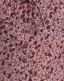 Larson Midi Dress In 90’s Floral Burgundy -Outlet Modi Vora Store RESHOOT LARSON DRESS 90S FLORAL BURGUNDY 145358D