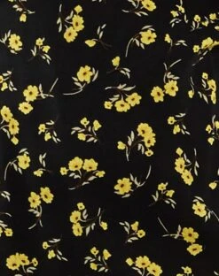 Samiya Mini Dress In Buttercup Black And Yellow -Outlet Modi Vora Store SAMIYA DRESS BUTTERCUP YELLOW BLACK2003A17