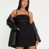 Saoirse Mini Dress In Tailoring Black