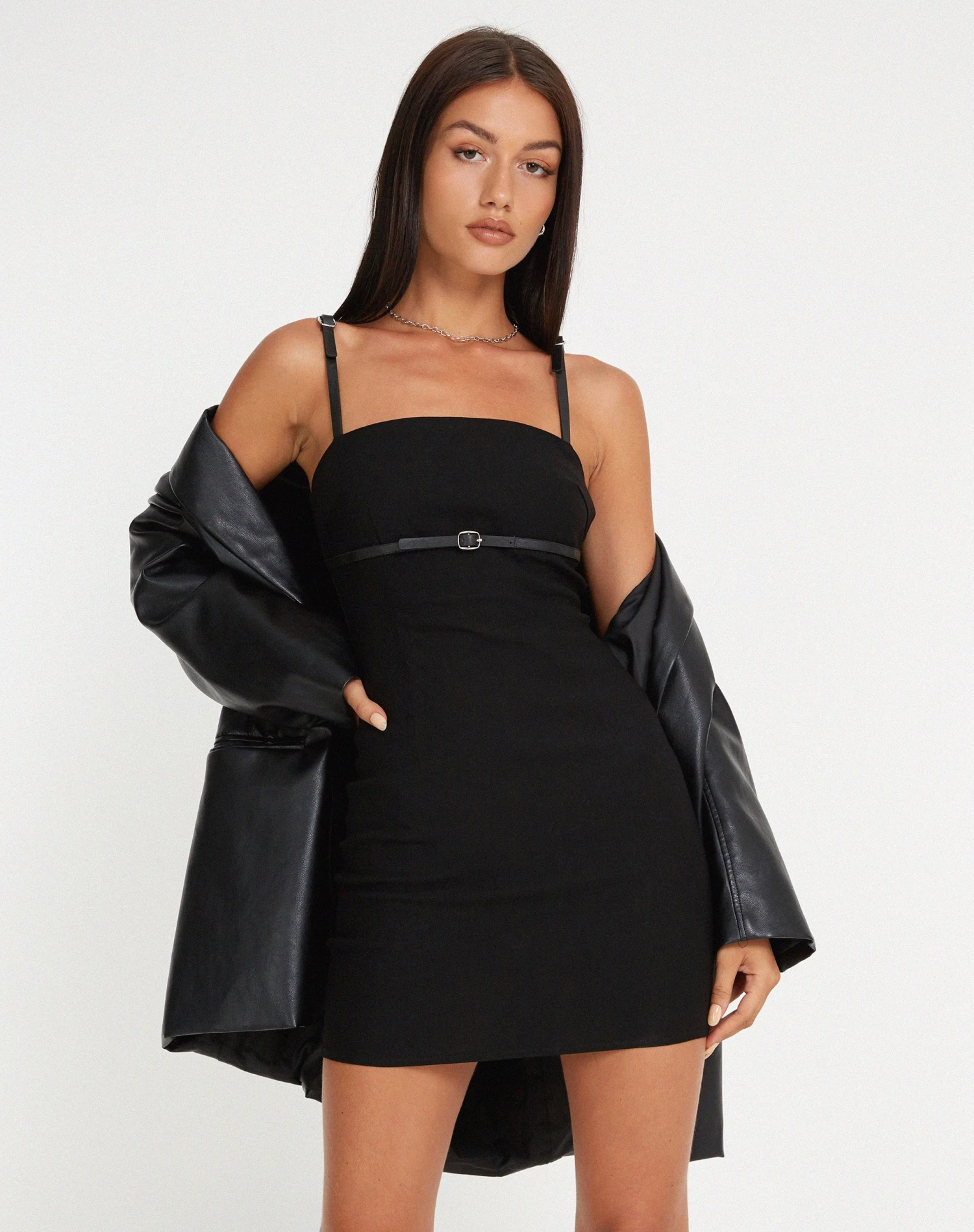 Saoirse Mini Dress In Tailoring Black 1 Saoirse Mini Dress In Tailoring Black