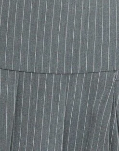Senona Mini Skirt In Pinstripe Grey -Outlet Modi Vora Store SENONA SKIRT TAILORING PINSTRIPE GREY1154D40