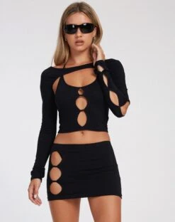 Ghoel Mini Skirt In Black