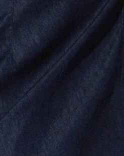 Valita Mini Skirt In Denim Blue Chambray -Outlet Modi Vora Store VALITA SKIRT CHAMBRAY BLUE 89D581