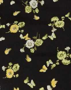 Vance Mini Dress In Lemon And Lime Black -Outlet Modi Vora Store VANCE DRESS LEMON AND LIME 79198D