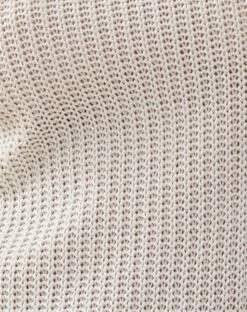 Vivian Knitted Bardot Mini Dress In Ivory -Outlet Modi Vora Store VIVIAN DRESS KNITS187D801