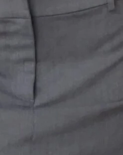 Sukra Mini Tailored Skirt In Charcoal -Outlet Modi Vora Store XIWANG TOP LYCRA BLACK SUKRA TAILORED MINI SKIRT CHARCOALD