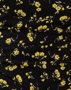 Zhao Bandeau Mini Dress In Buttercup Black And Yellow -Outlet Modi Vora Store ZHAO DRESS BUTTERCUP YELLOW BLACK20012A5