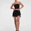 Penka Mini Skirt In Slinky Black
